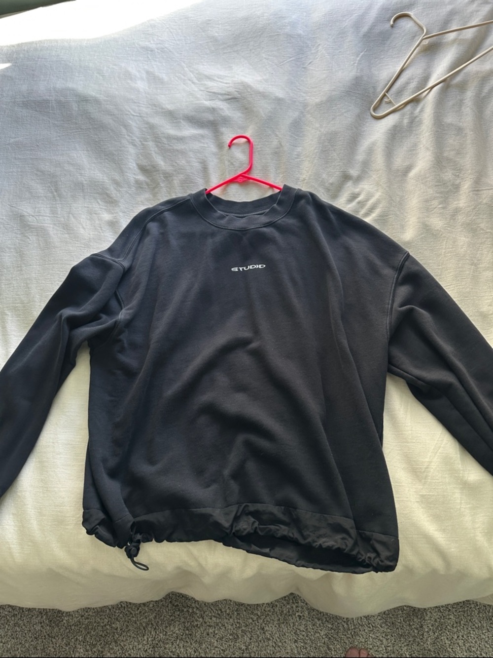 Black Men's Crewneck Sweatshirt